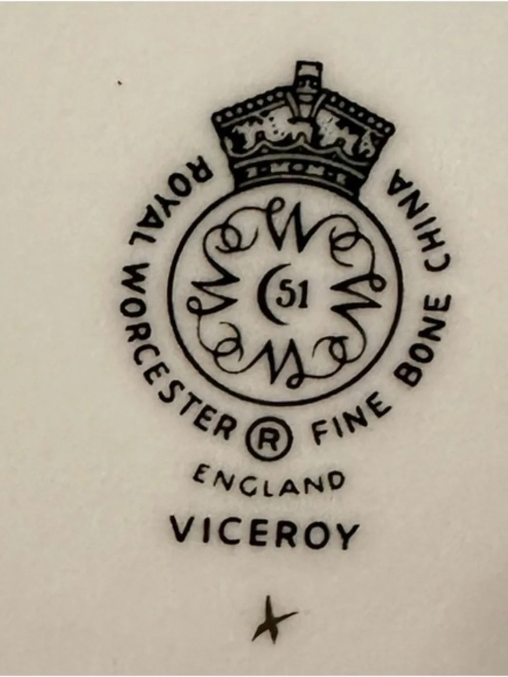 Royal Worcester Viceroy Dinner Plates Set Of 2 England 3 Platinum Bands